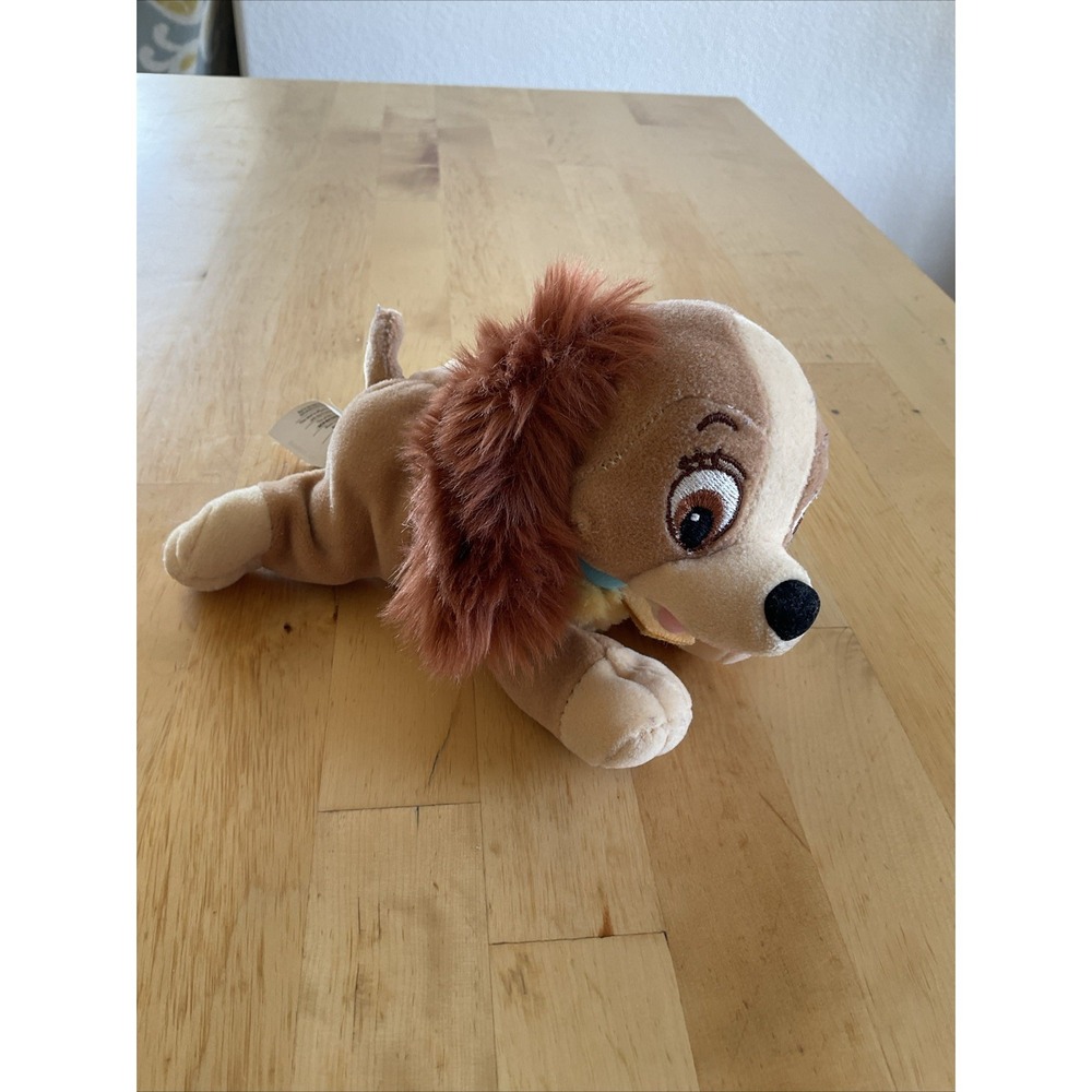 Disney Store Plush - Lady from Lady and the Tramp - Dog Bean Bag